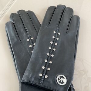 Michael Kors Leather Gloves